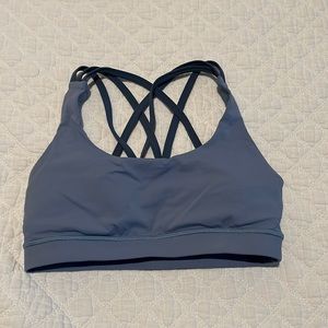 Blue lululemon Energy Bra